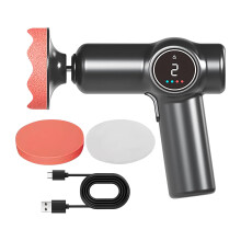 Car Buffer Cordless Polisher with Speed 20000 RPM, Dual Batteries, Pads for Car and Boat