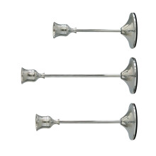 3PCS elegante metalen kandelaars voor soortgelijke bruiloften,-1