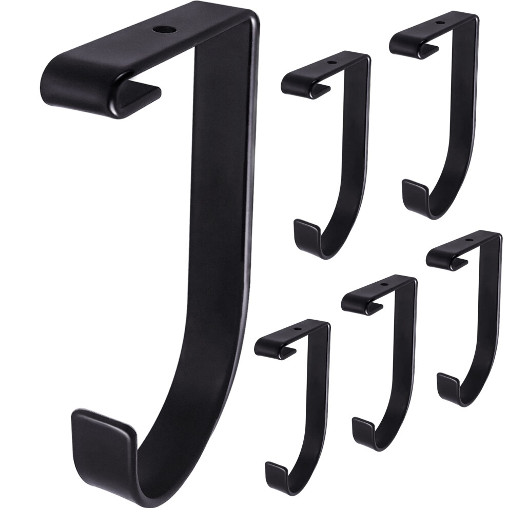 Garage Storage Hooks 6Pack, Heavy Duty Alloy Steel, 70Lbs Capacity, Bike And Tool Hanging, Black 9187378938904