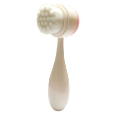Scuab Glantacháin Láimhe Aghaidhe, Uirlis Scafa Doimhin Poill le Scrubaire Silicone, Baint Smididh le haghaidh Craiceann Réidh, Inaistrithe do