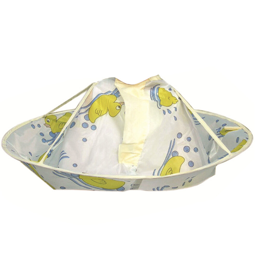 Haircut Cape for Children with Foldable Design, Quick Drying Lightweight Barber Cloak, Adjustable Waterproof Hair Catcher Apron, Umbrella Shape Styli