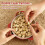 Snack Serving Bowl Double Layer Waste Separation Red Party Nut and Candy Bowl Large Capacity 3