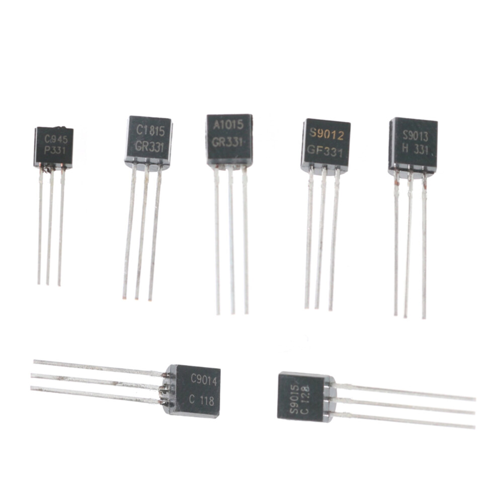Australian Electronics Kit 600Pcs To-92 Transistors 15 Types With Storage Box 8291376457402