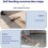 Light Gray  Gloss Marble Effect Epoxy Floor Coating, Waterproof Quick Dry Garage Paint 500ml 4