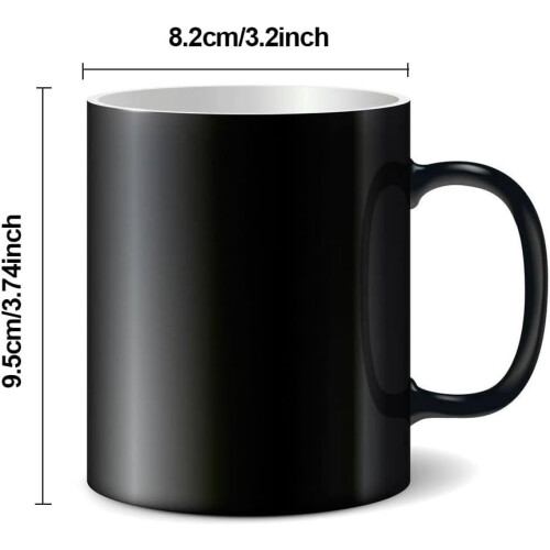 11oz White Sublimation Mugs Bulk Pack, Ceramic Blank Coffee Cups for Printing, Dishwasher Safe 1