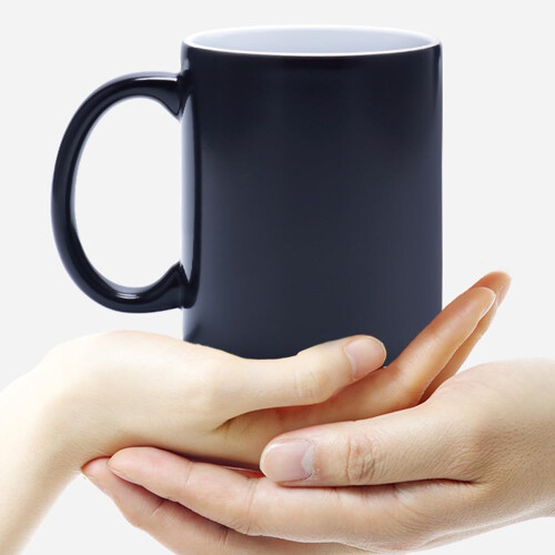 11oz White Sublimation Mugs Bulk Pack, Ceramic Blank Coffee Cups for Printing, Dishwasher Safe 2