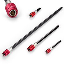 Drill Bit Extension Set 1/4 Inch Magnetic Bit Holder for Impact Driver HeavyDuty Long Reach