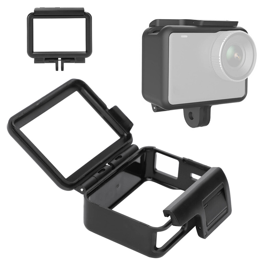 Abs Camera Protective Frame For Sjcam Sj10 Action Camera, Durable Black 3161379629425