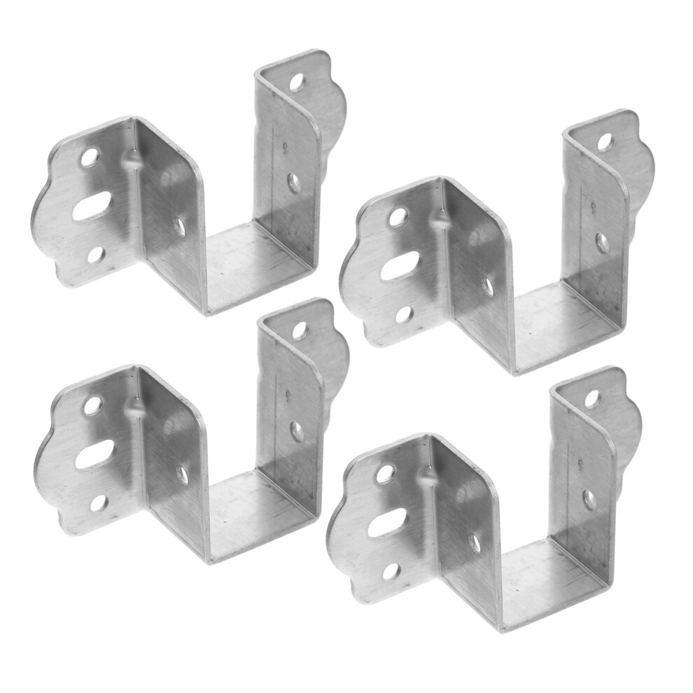 4Pcs Universal Bed Frame Brackets For Headboards, Metal Ushaped Support, Enhanced Stability 9187378939703