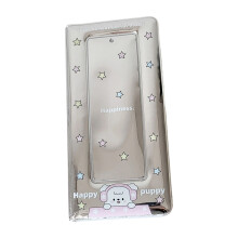 Glänzendes PVC-Scrapbook-Album, 4 Fächer,-Farbige Sterne