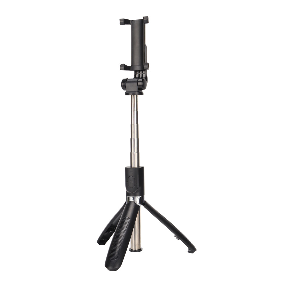 Extendable Selfie Stick Tripod With Wireless Remote For 5.5-8.5Cm Phones, Black 7691376466052