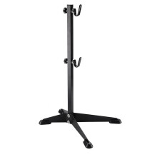 Bike Stand Portable Bicycle Stand Adjustable Hook Frame Iron Black For Cycling