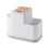 Kitchen Utensil Holder with Knife Block, MultiSection Organizer with Drain Base and EasyClean Design 1
