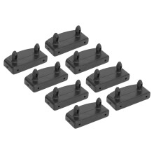 30pcs Plastic Bed Slat Holders Connectors for Securing Wooden Bed Base Slats, Easy Installation