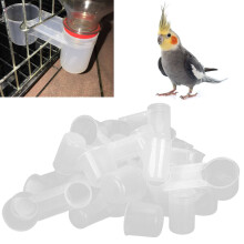 Set of 20 Pet Bird Water Deflectors Automatic Double Mouth Drinking Accessories