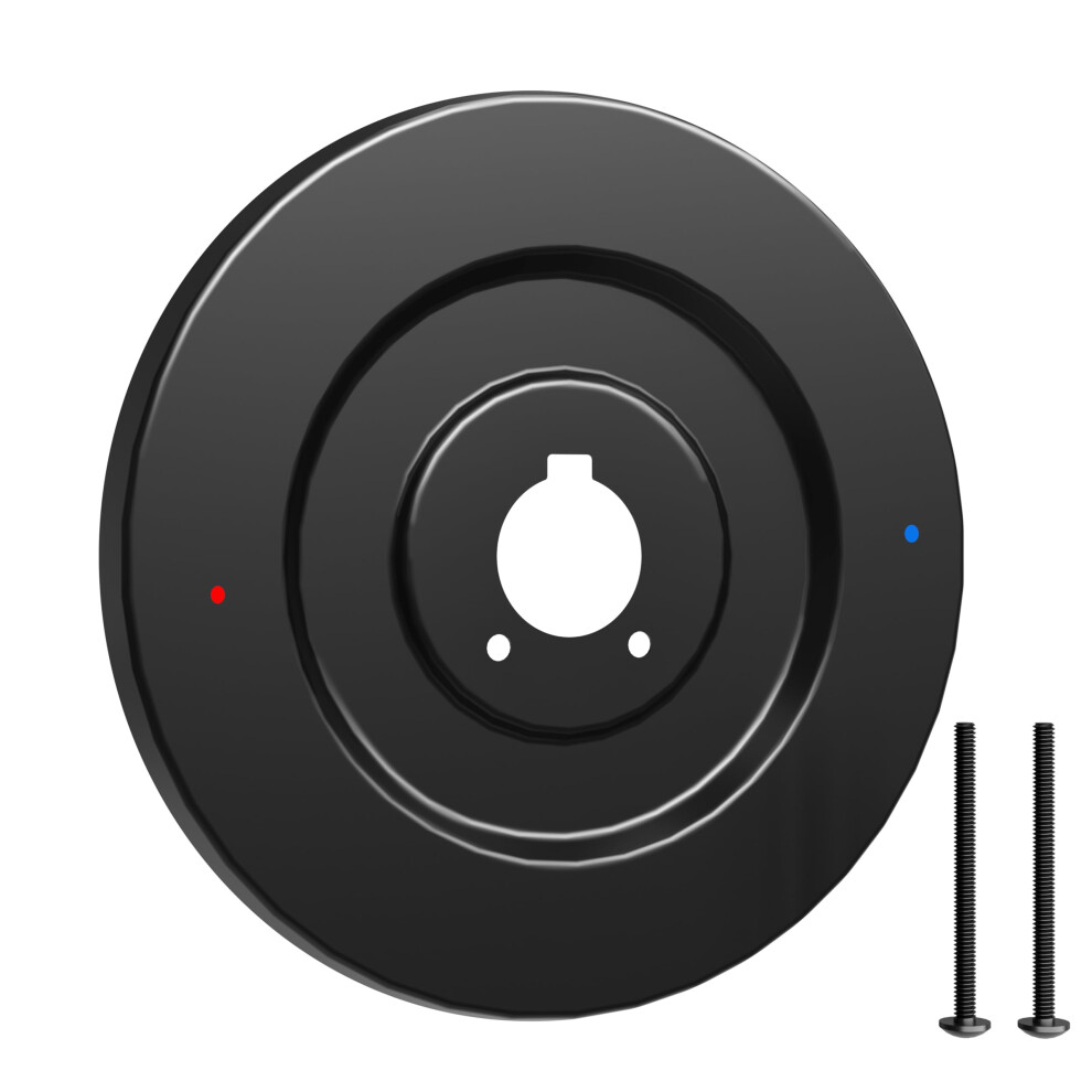 Shower Trim Kit Matte Black Escutcheon 16090 Chateau Single Handle Tub Shower Replacement For Moen 9199774693806