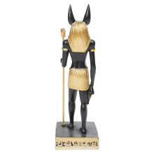 Kleine ägyptische Anubis-Statuenfiguren, ägyptische Skulptur,-S