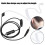 Ακουστικά δύο δρόμων με ακουστικό σωλήνα Covert Acoustic Tube, σετ ακουστικών Hands-Free για 4