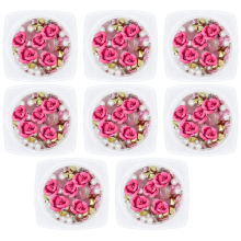 Metal Rose Bouquet Buttons, Butterfly Rhinestones Decoration for Fashion and Craft For Halloween Parties For Nightclubs For Daily Use