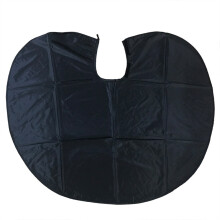 Grembiule da barba con fascia regolabile per il collo, mantello professionale in nylon per parrucchieri da salone, tessuto resistente all'acqua e