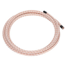 High Fidelity Audio Cable 2M, Fine Resolution Transparent Sound Oxygen Free Copper Speaker Wire for HiFi Stereos Tube Amplifiers CDs AV Equipment