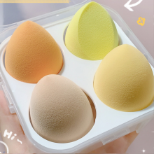 Éponges à maquillage réutilisables, durables et multicolores, applicatrices humides et sèches, en matériau sans latex, pour l'application du