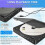 Φορητό CD Player Compact Sports με κουμπί αφής, επαναφορτιζόμενη συσκευή αναπαραγω 4