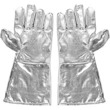 Hochtemperaturhandschuhe, 700C hitzebeständige Handschuhe mit dicken Fünf-Finger-Griffen für strahlungsbeständige Hitzeisolierung