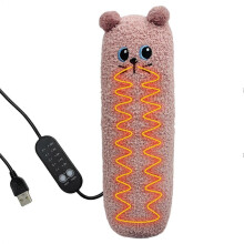 Cuscino riscaldante peluche, cuscino riscaldante contro i crampi, cuscino riscaldante multiuso per gatti, cuscino riscaldante plug-in, cusci
