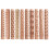 Exquisite Christmas Theme Pattern 3D Embossed Rolling Pin Cake Dough Biscuit Best Gift Choice Comfortable Girp Roller 1