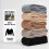 Γάντια από 100% μαλλί Merino, μακριά, πλεκτά μανίκια με τρύπα για τον αντίχειρα 2