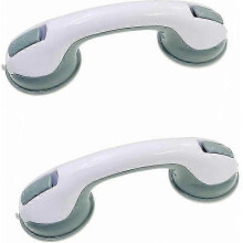2-pack badrumsstödhandtag med sugkopp starka sugkoppssäkerhetshandtag för äldre och funktionshindrade duschräcke med sugkopp