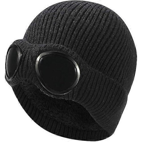 Πλεκτό καπέλο σκούφος, Unisex Goggle Beanie, πλεκτό χειμωνιάτικο καπέλο σκούφος, μα