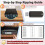 HiFi CD Player για το σπίτι, CD Ripper, Bluetooth CD αυτοκινήτου με USB Ripping, Αντιγραφή CD σε 2