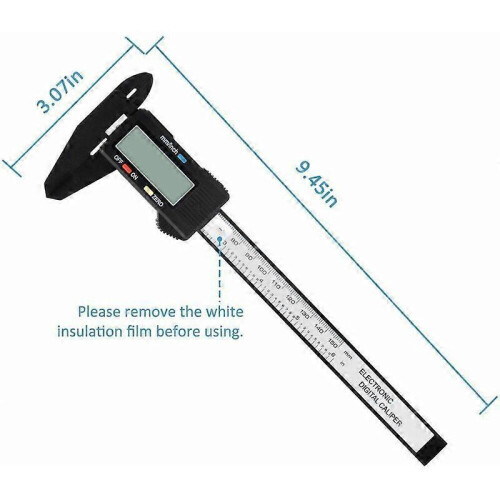 Caliper digital Vernier, instrument de măsurare Adlala 0-6" cu Gra 2