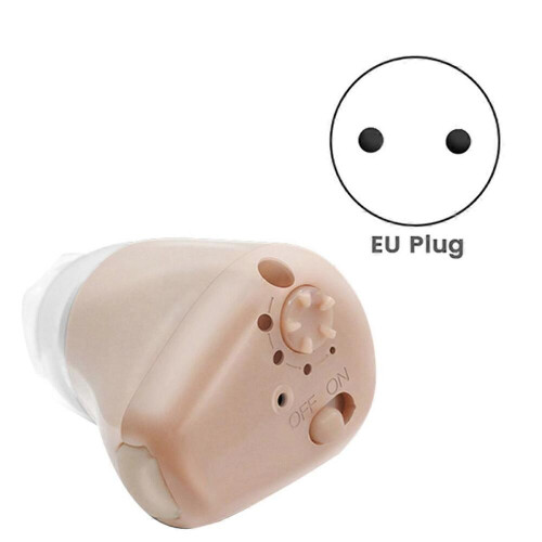 2X Επαναφορτιζόμενα ακουστικά βαρηκοΐας Audiphone Ψηφιακά ακουστικά βαρηκοΐα 2
