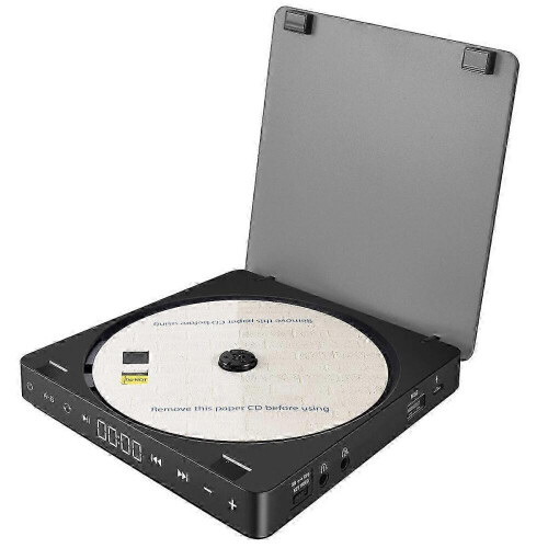 Φορητό CD Player Compact Sports με κουμπί αφής, επαναφορτιζόμενη συσκευή αναπαραγω 2