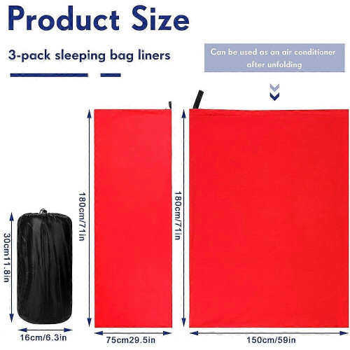 Fleece sovsäckfoder dragkedja campingfilt för utomhuscamping resor lätt sovsäck för vuxna och barn 1