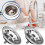 Bouchon d'évier en acier inoxydable - 79 mm - Bouchon d'évier universel - Bouchon d'évier - Bouchon d'évier de cuisine (lot de 2) 4