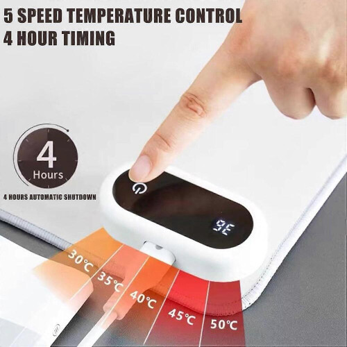 Θερμαινόμενο Mouse Pad, Χειμερινό Θερμαντικό Χεριών για Γραφείο, Ηλεκτρικό 2