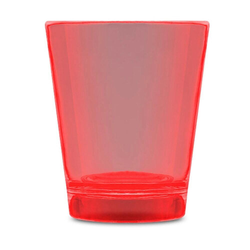 Pahar de shot strălucitor în întuneric roșu