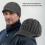 Αντιανεμικό ραβδωτό πλεκτό καπέλο Beanies κρύου καιρού με θερμική μόνωση γ 4
