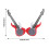 Γυαλιά ηλίου ηλεκτρικής κιθάρας Cool Glasses για διακόσμηση 4 τεμάχια σε διάφο 2