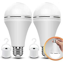 Becuri reîncărcabile Neporal, bec de rezervă cu baterii, echivalent 15W 80W, 6000K 1200mAh, bec de urgență pentru lampă