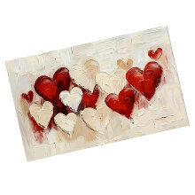 Heart Poster Canvas Wall Art Abstract Art-30x40cm with f