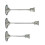 3PCS Electroplated Aluminum Candle Holders with Different-1 1
