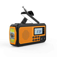 Kurbelradio + FM BT Notradio mit 5000 mAh Akku, Solarfunktion, Wecker, Stromausfallschutz E 0619 SZRH AX 0725 Edition 0816 miao7