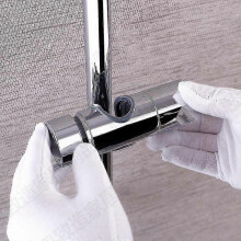 Austauschbarer Handbrausehalter, Duschkopfhalter, Chrom-ABS (silber)
