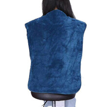 Heizkissen, Nackenheizkissen, großes Heizkissen für Rücken und Schultern, blau