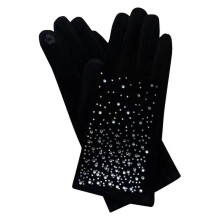 Winddichte Damen-Vollfingerhandschuhe mit Touchscreen-Funktion, dick gefüttert und warm